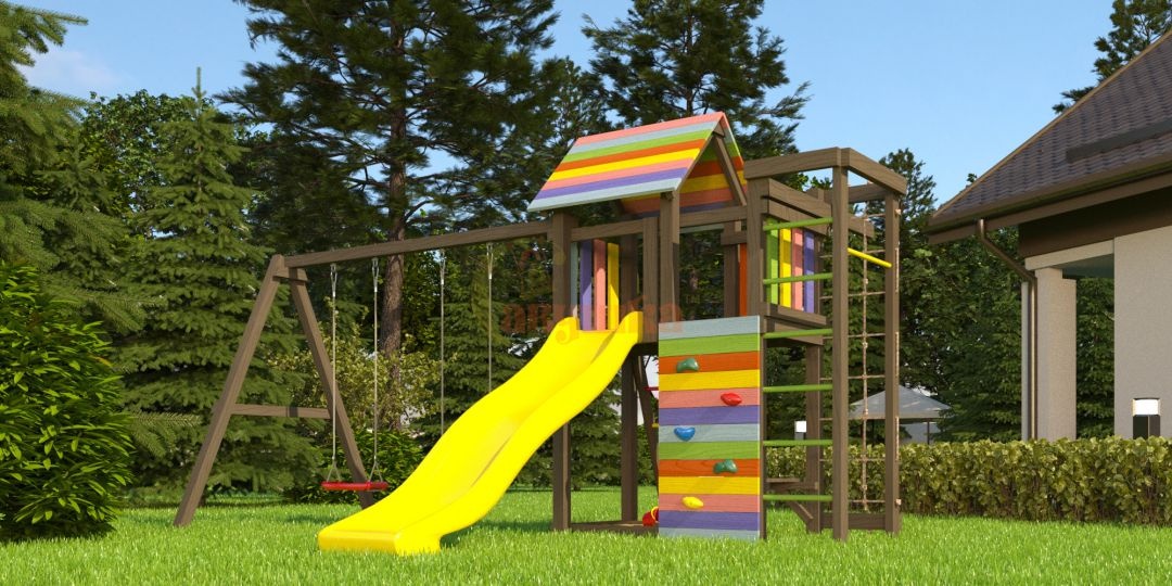 Детская площадка Савушка Мастер 10 - Brown Color